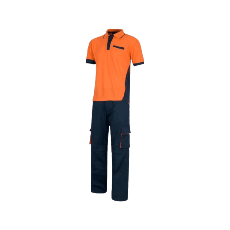 SET DE VERANO:POLO CUELLO PIQUE CON BOLSO EN EL PECHO - MANGA CORTA PANTALÓN MULTIBOLSILLOS DESMONTABLE